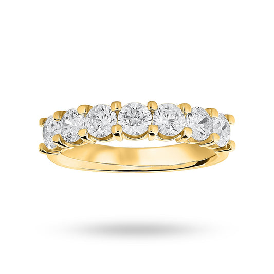 Yellow Gold 1.30ct Under Bezel Ring