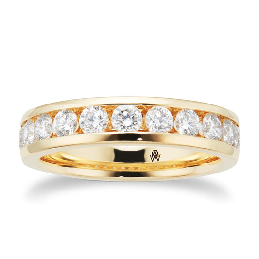 Yellow Gold 1.00cttw Diamond Ring