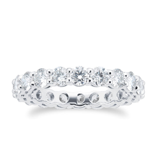 Platinum 2.90cttw Diamond Ring