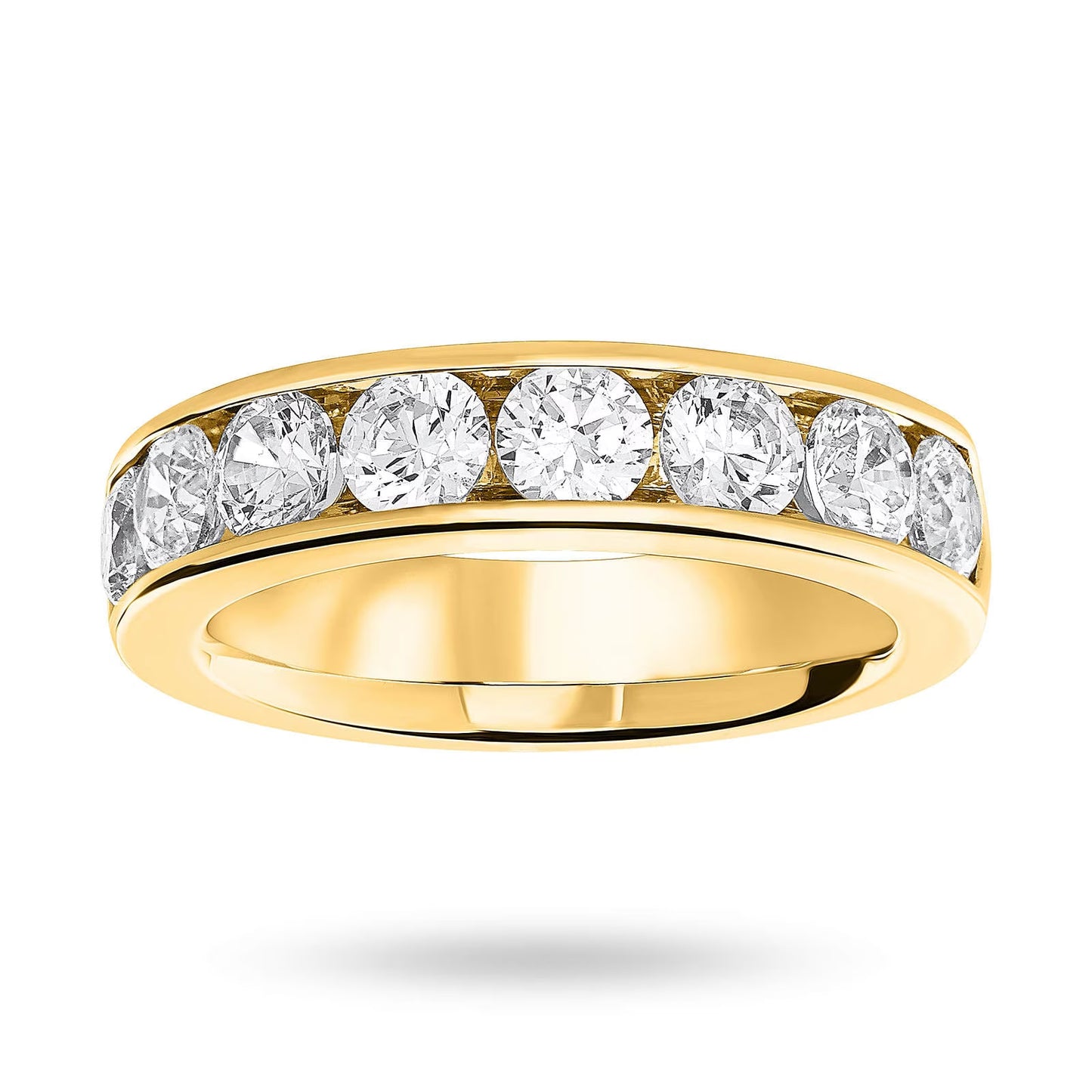 Yellow Gold 1.85cttw Round Diamond Ring