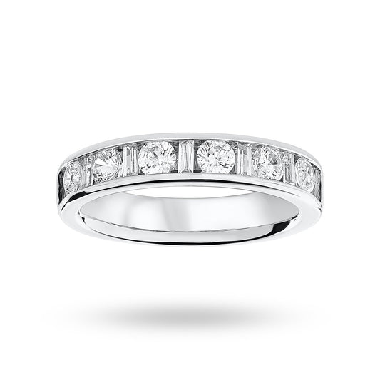 Platinum 1.00cttw Diamond Ring