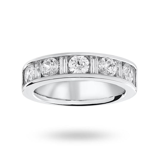 Platinum 1.45cttw Diamond Ring