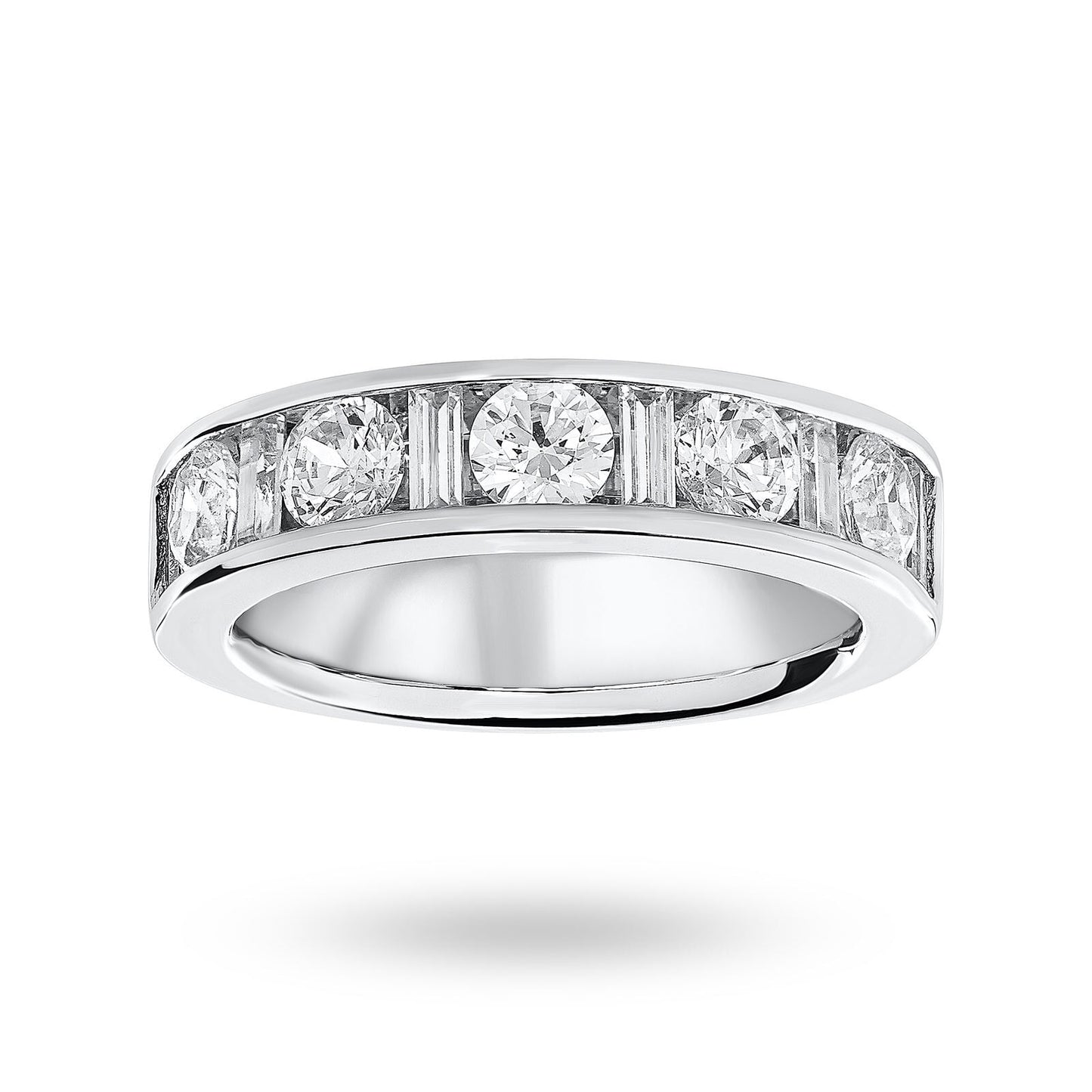 White Gold 1.45cttw Diamond Ring