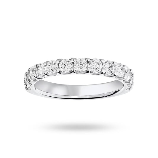 Platinum 1.00cttw Round Diamond Ring