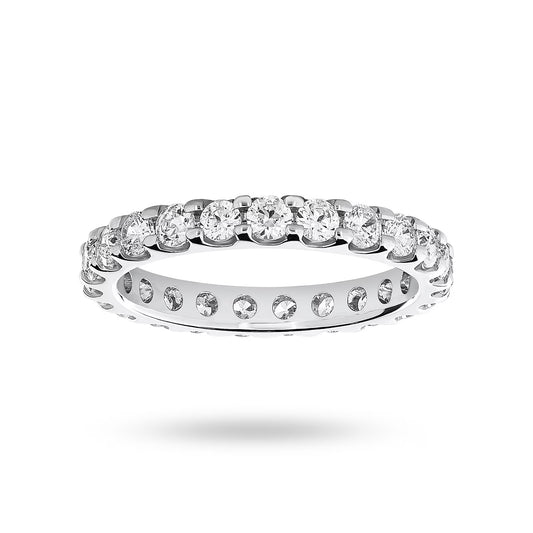 Platinum 1.50cttw Round Diamond Ring