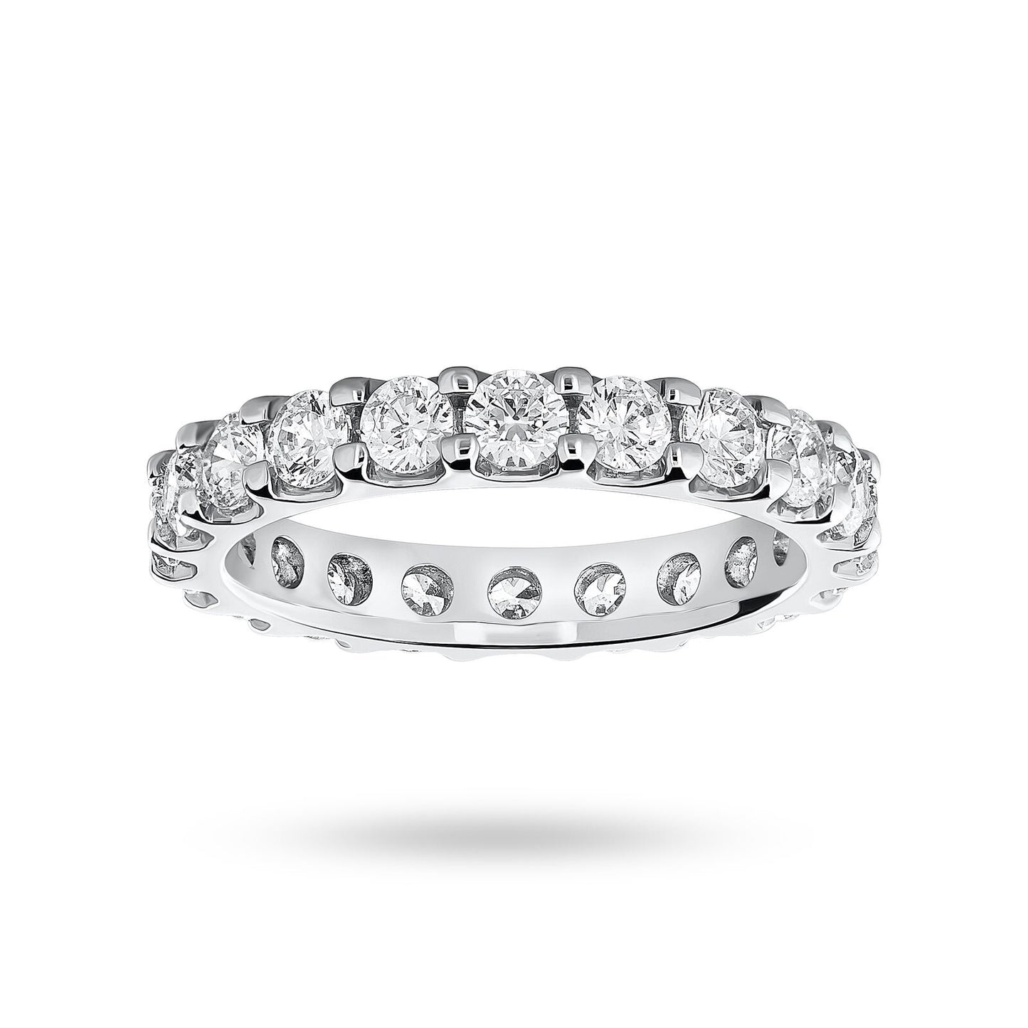 Platinum 2.00cttw Round Diamond Ring