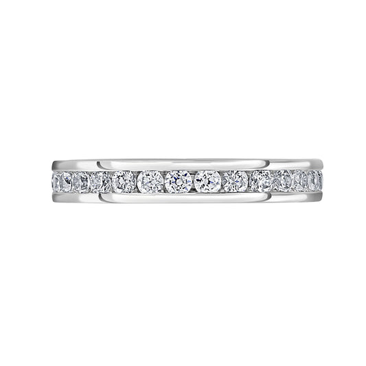 Platinum 1.00cttw Round Diamond Ring