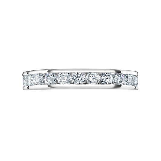 Platinum 1.50cttw Round Diamond Ring