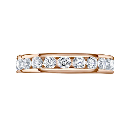 Rose Gold 2.00cttw Round Diamond Ring