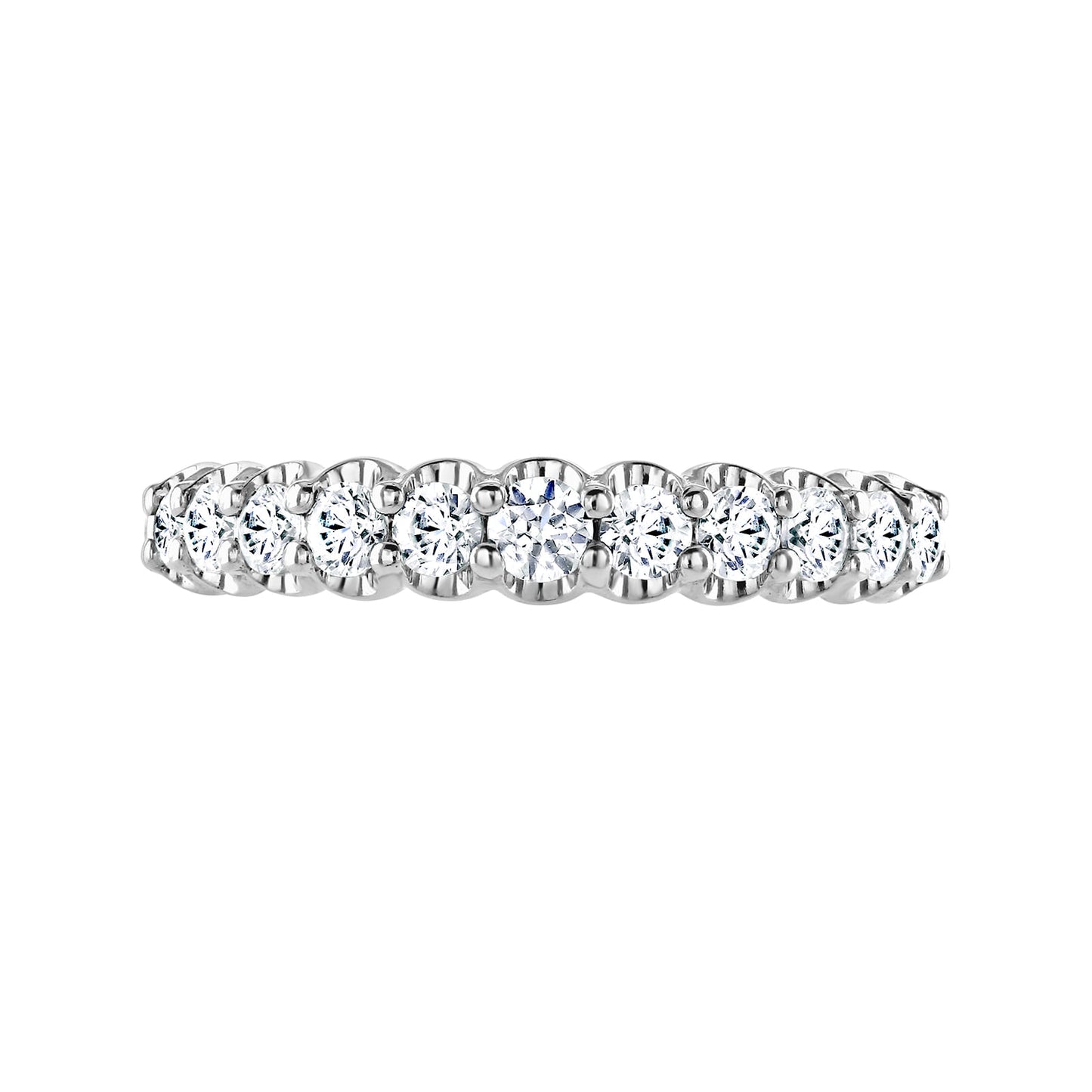 Platinum 0.75ct Round Diamond Ring