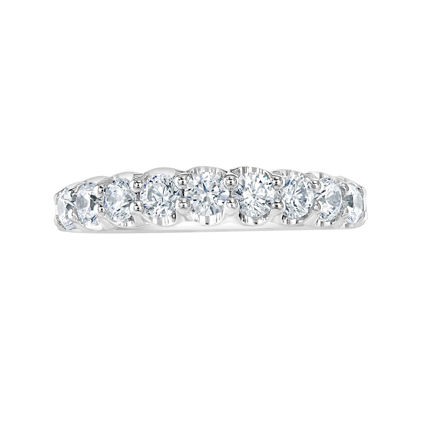 Platinum 0.95ct Round Diamond Ring