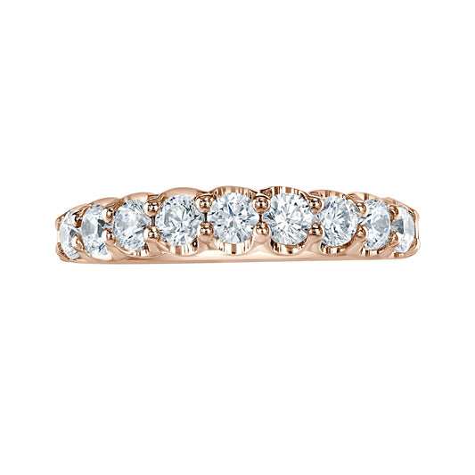 Rose Gold 0.95ct Round Diamond Ring