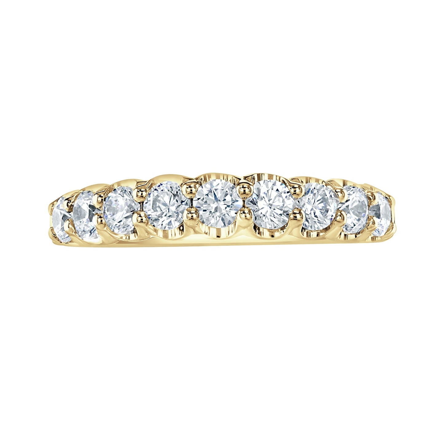 Yellow Gold 0.95ct Round Diamond Ring