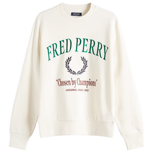 Fred Perry Embroidered  Sweatshirt