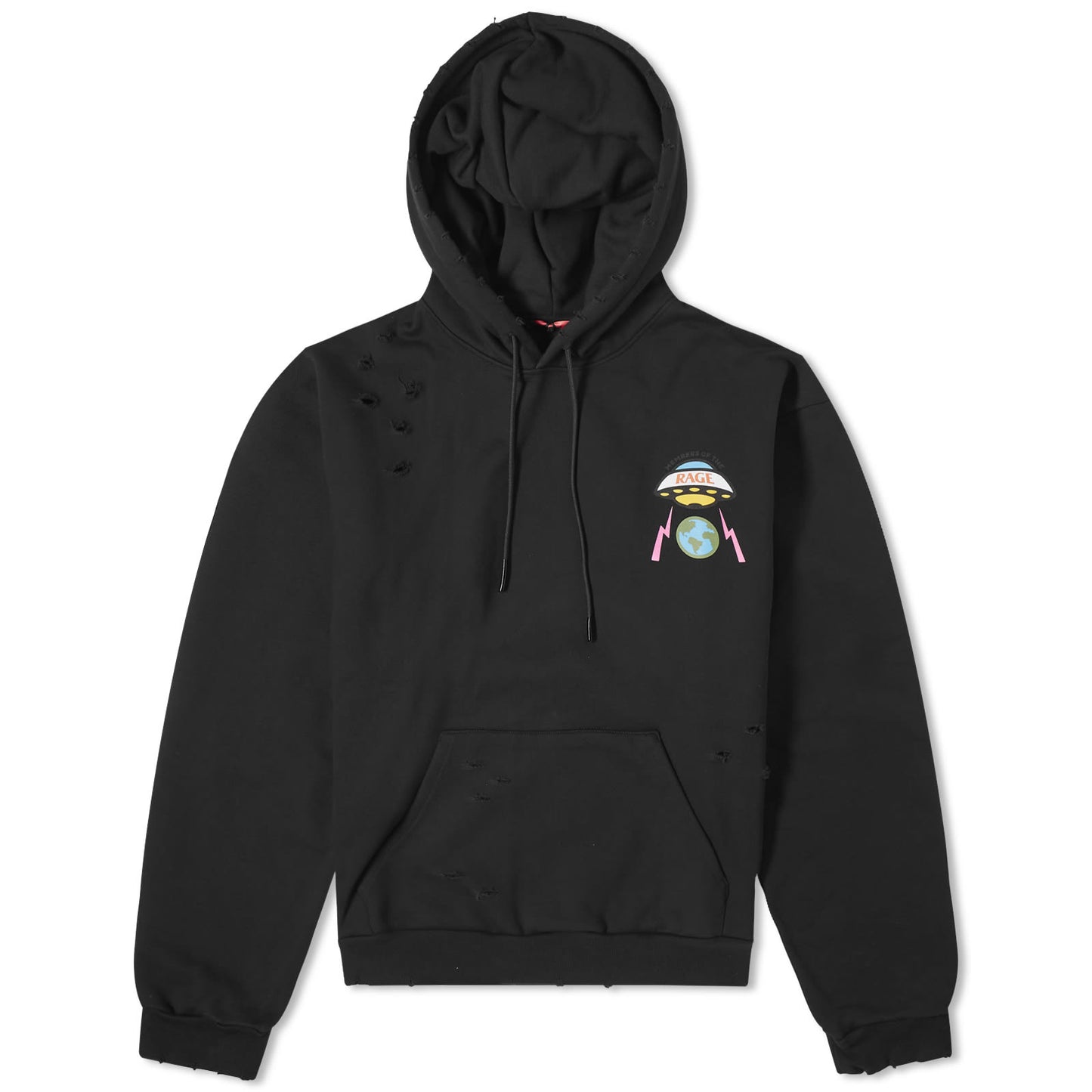 UFO Distressed Hoodie