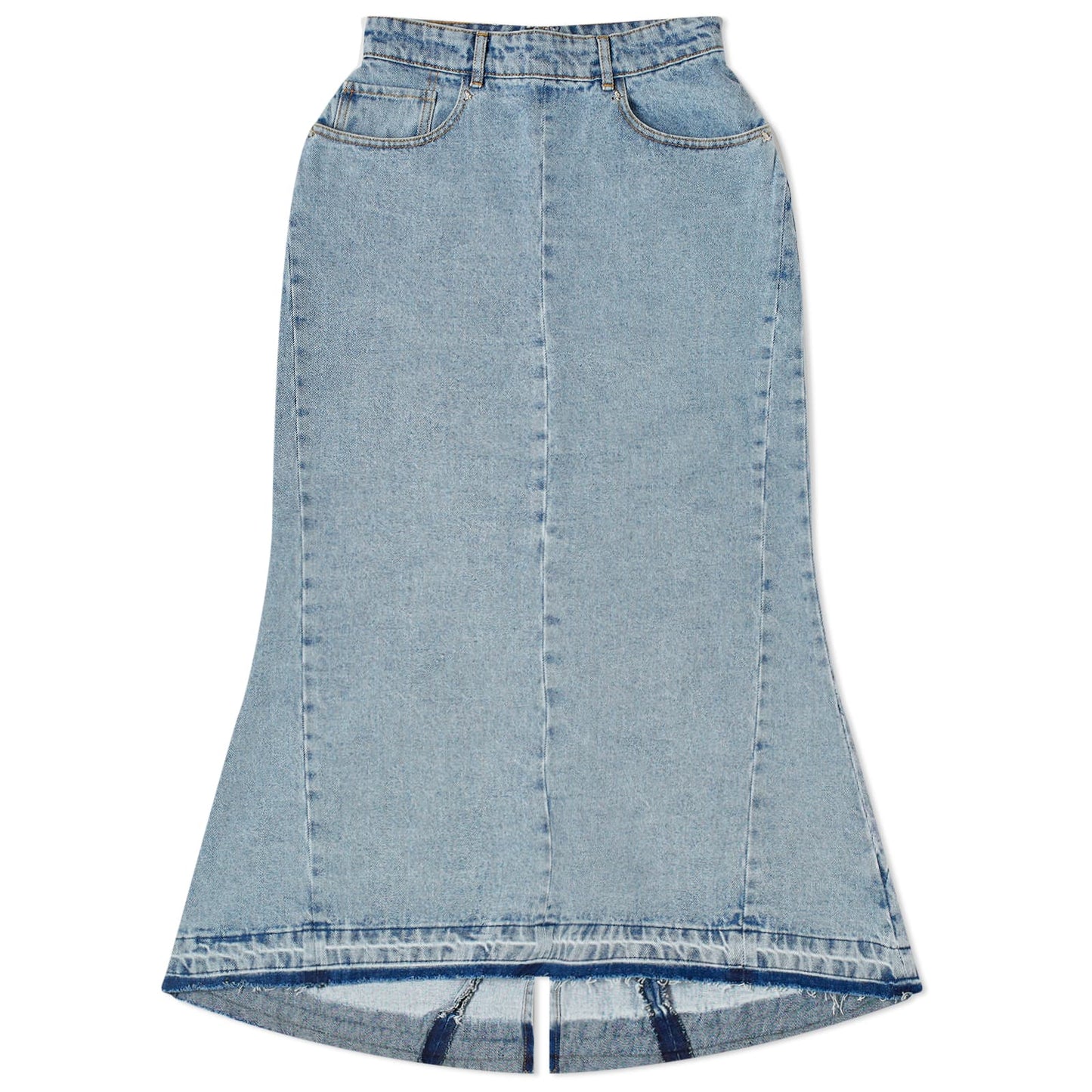 Long Denim Skirt