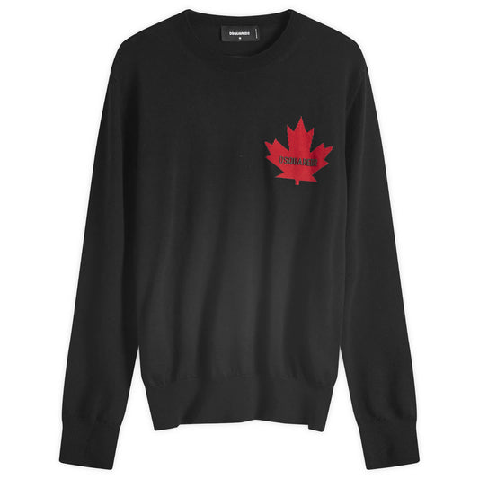D2 Leaf Crew Neck Jumper