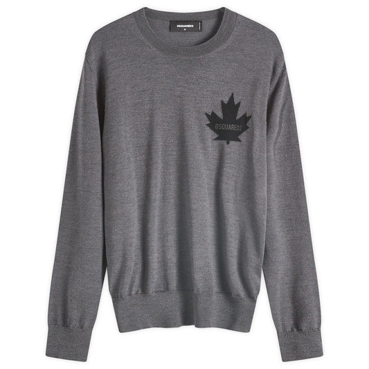 D2 Leaf Crew Neck Jumper