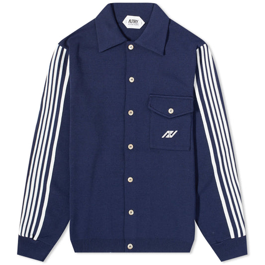 Knitted Sporty Track Jacket