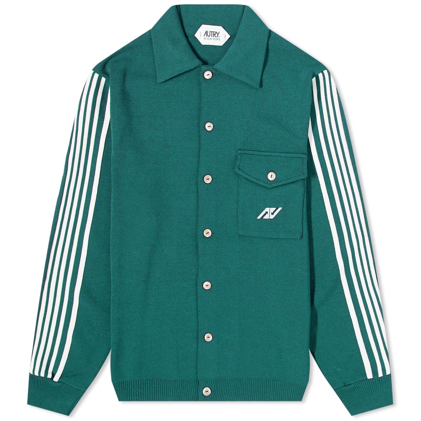 Knitted Sporty Track Jacket