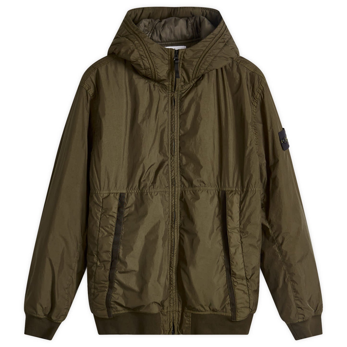 Crinkle Reps Hooded Jacket