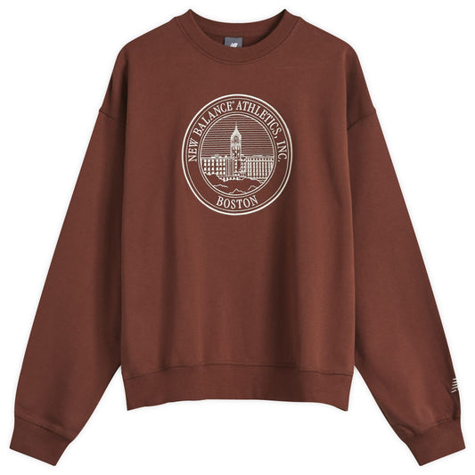 Varsity Oversized Crewneck Sweat