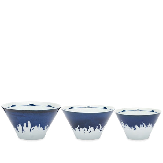 Mt Fuji Bowl - Set of 3
