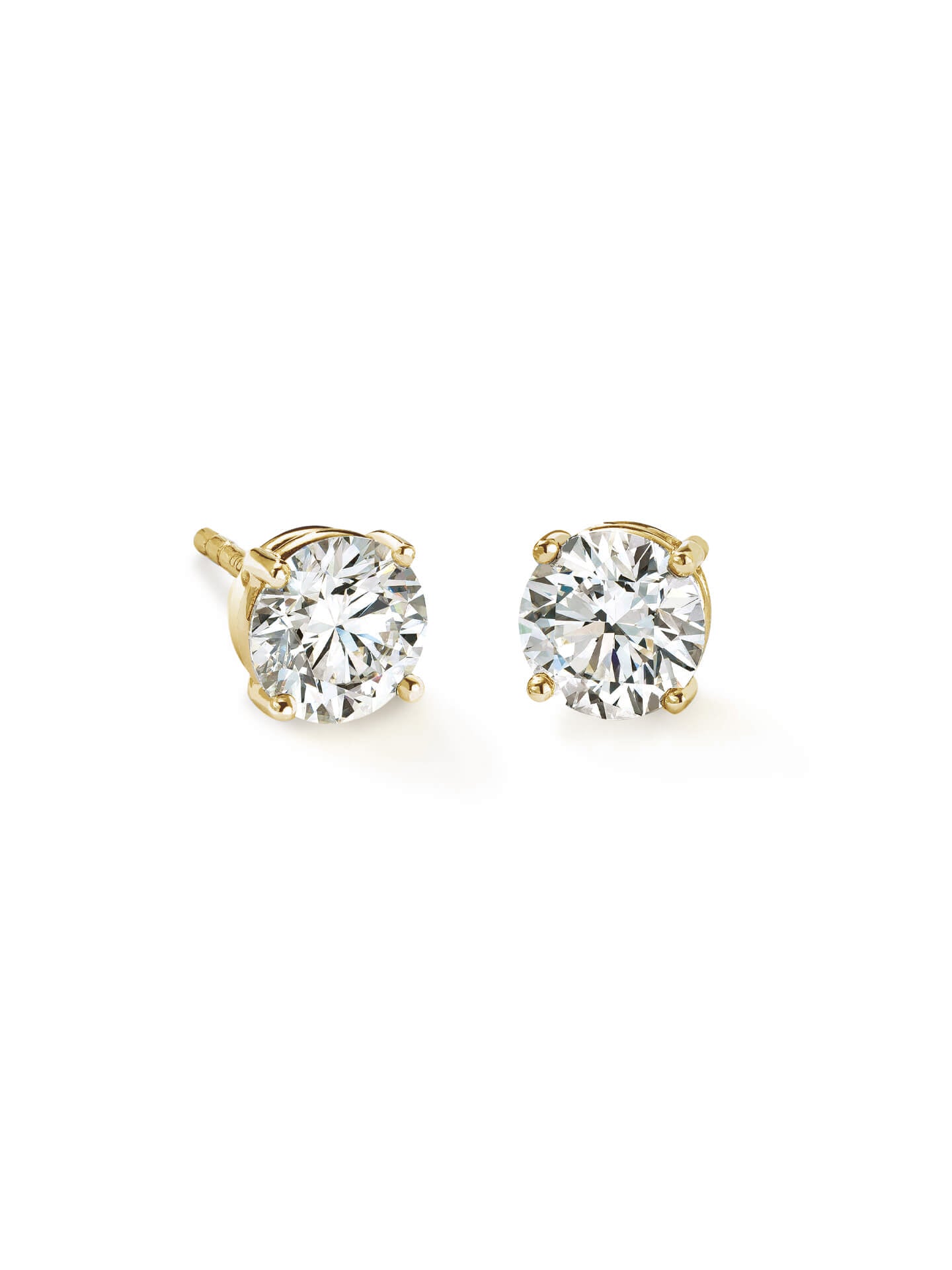 Classic Diamond Stud Earrings