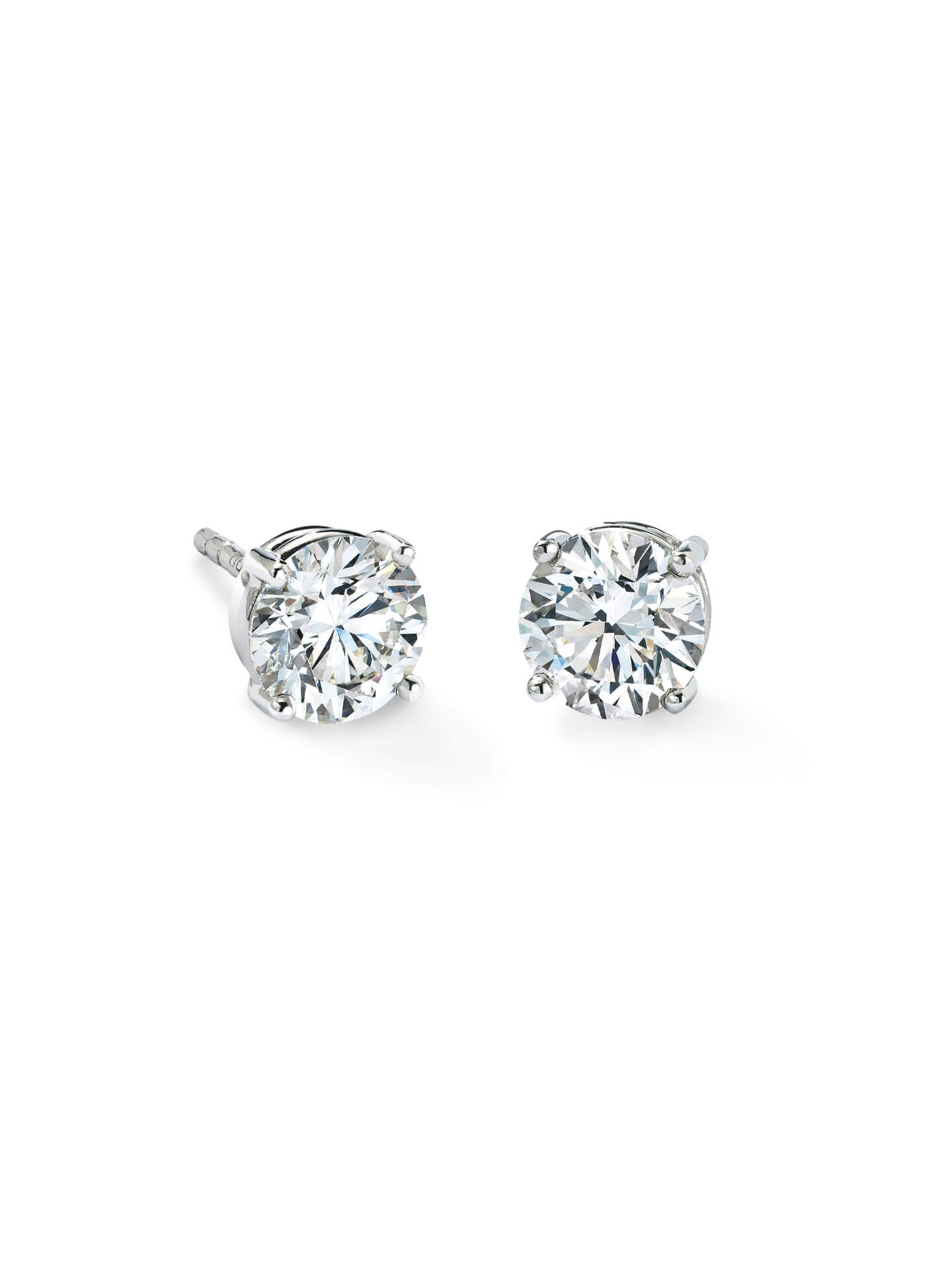 Classic Diamond Stud Earrings