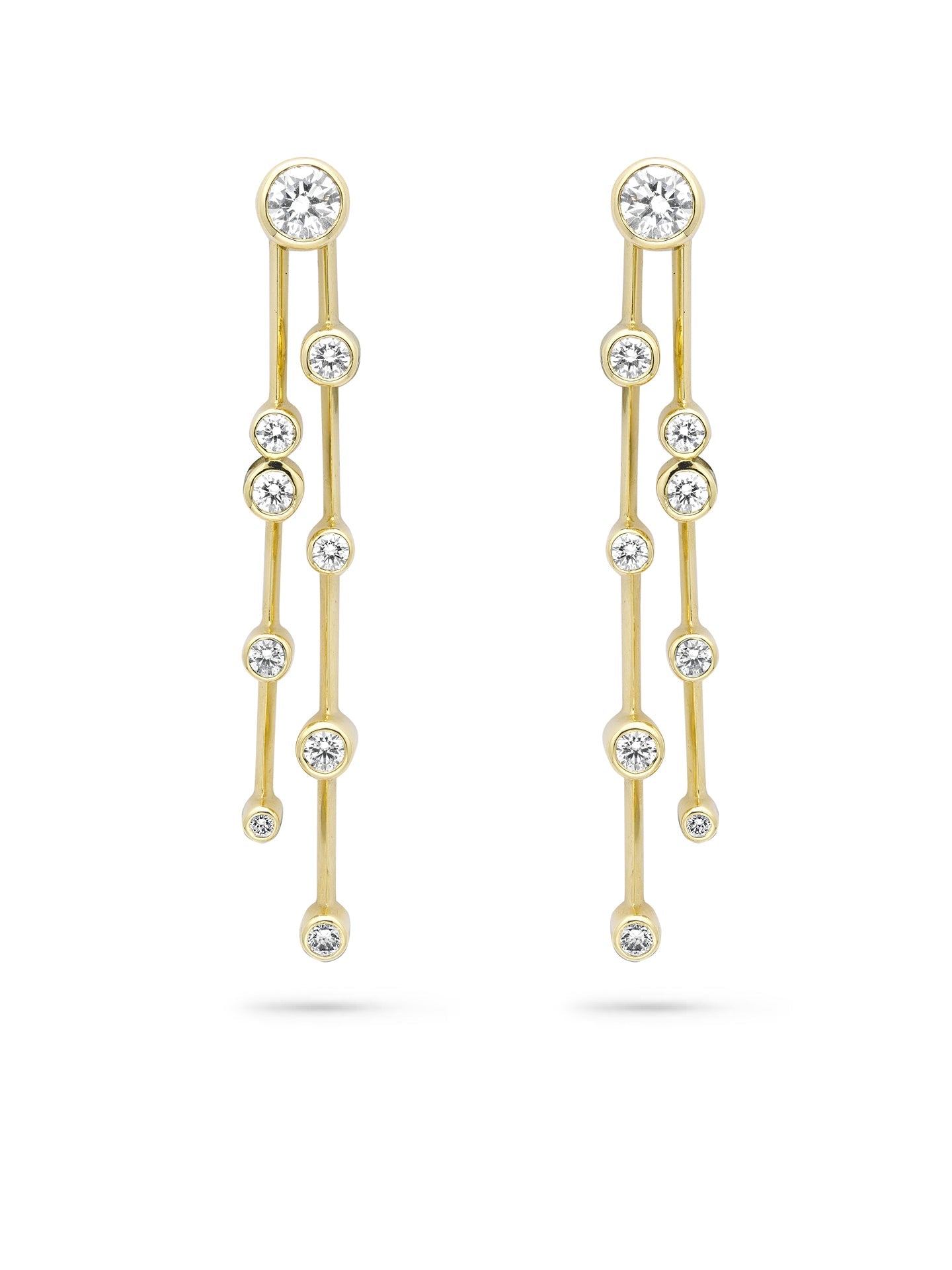 Raindance Long Diamond Earrings