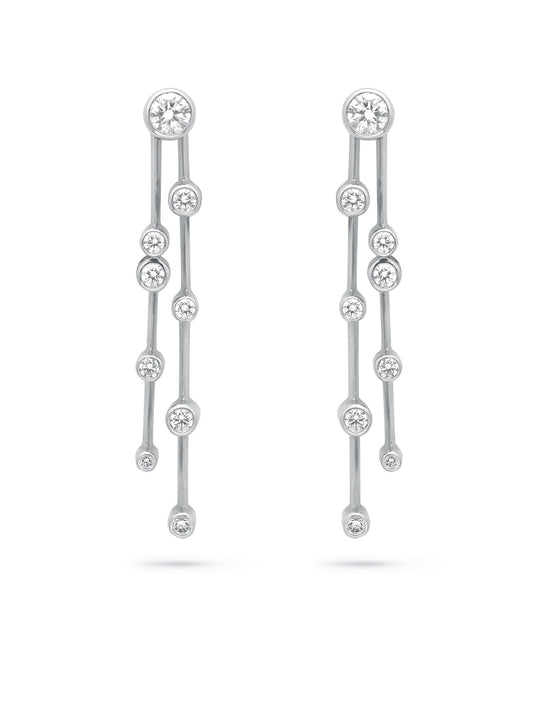 Raindance Long Diamond Earrings