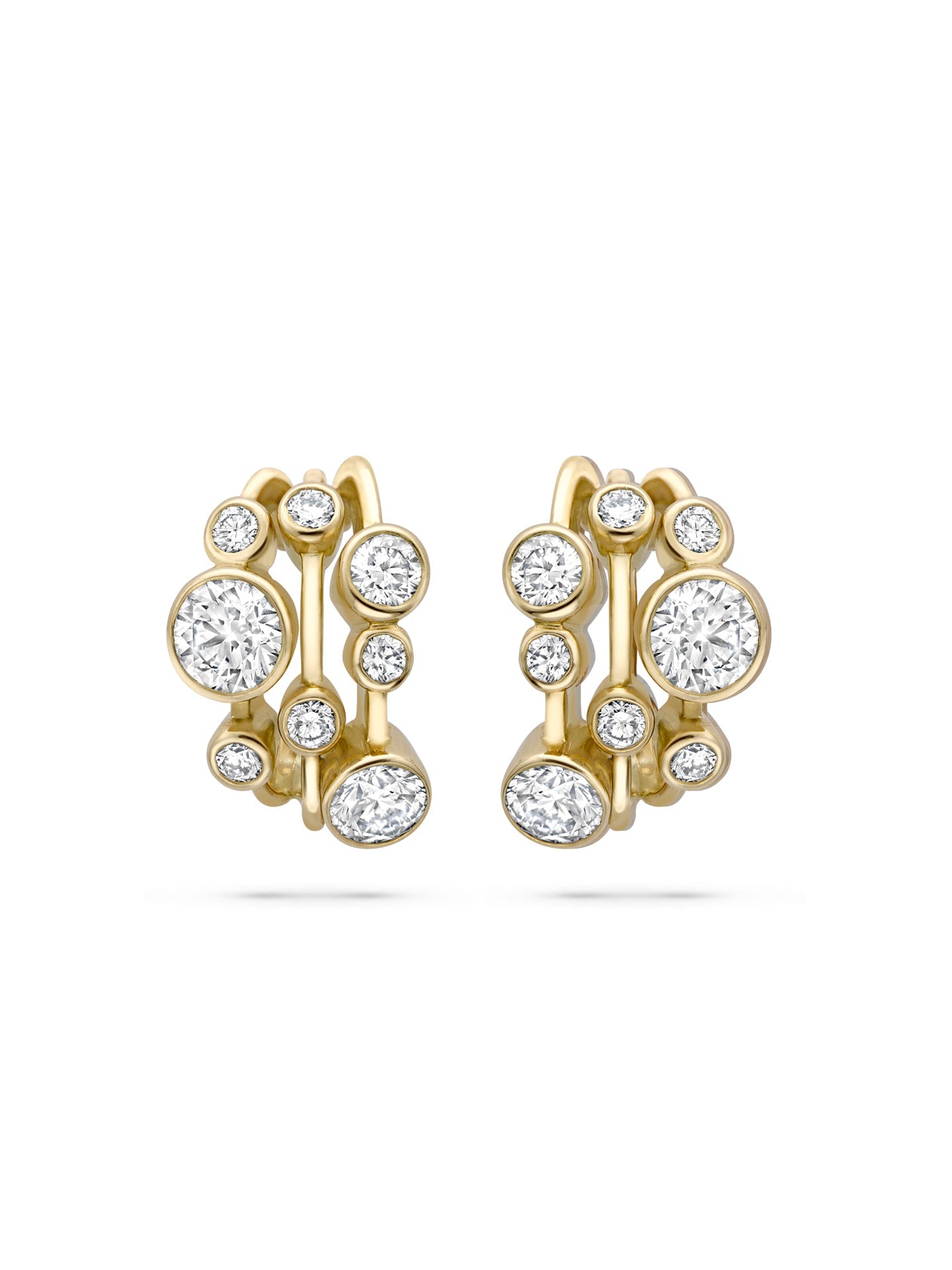 Raindance Diamond Hoop Earrings