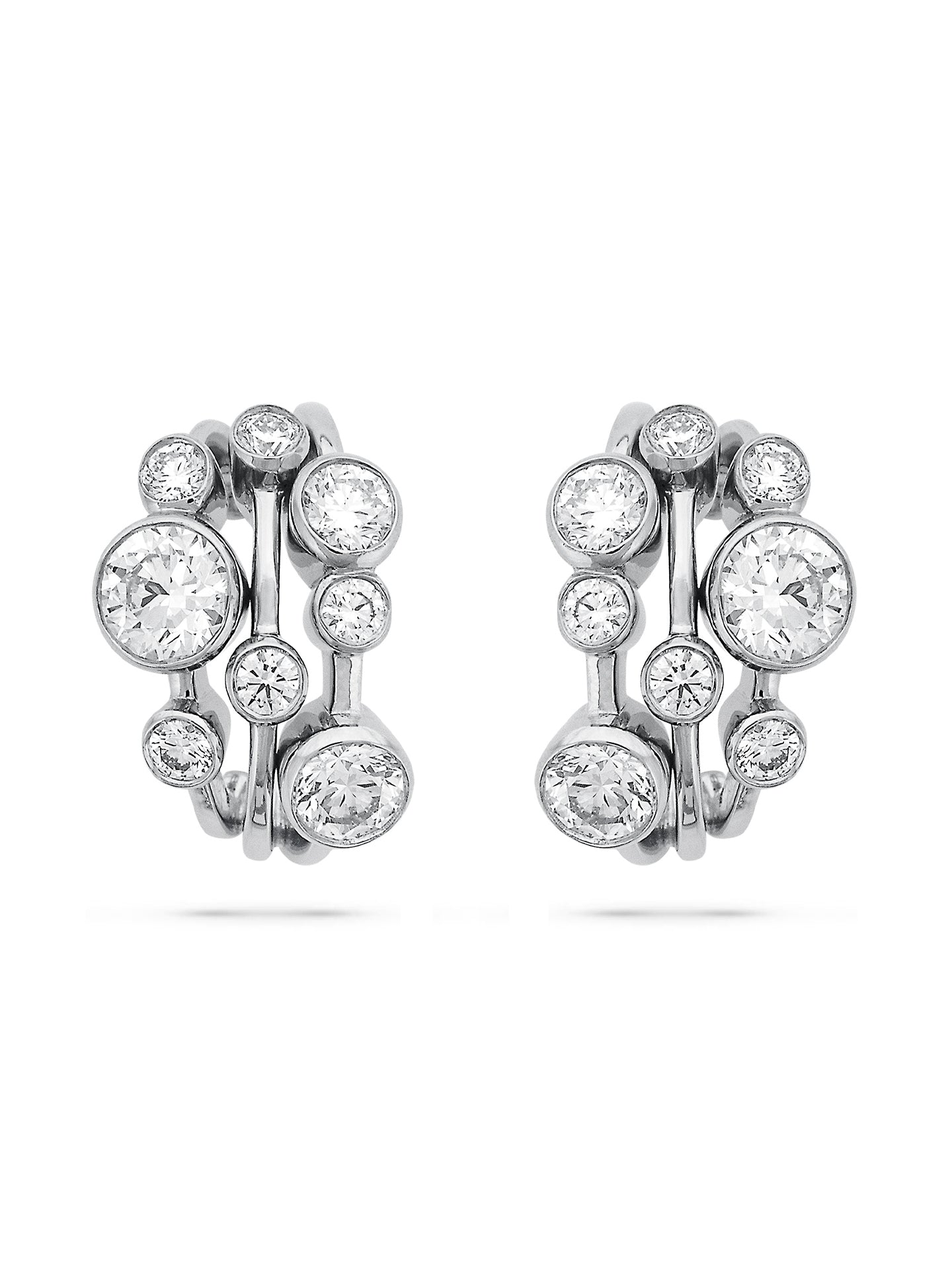 Raindance Diamond Hoop Earrings