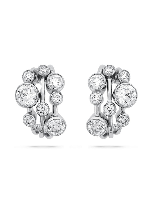 Raindance Diamond Hoop Earrings