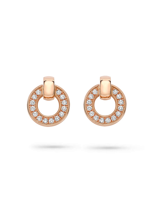 Roulette Diamond Flip Earrings