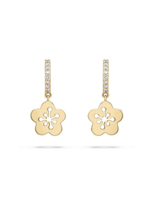 Blossom Mini Diamond Drop Earrings