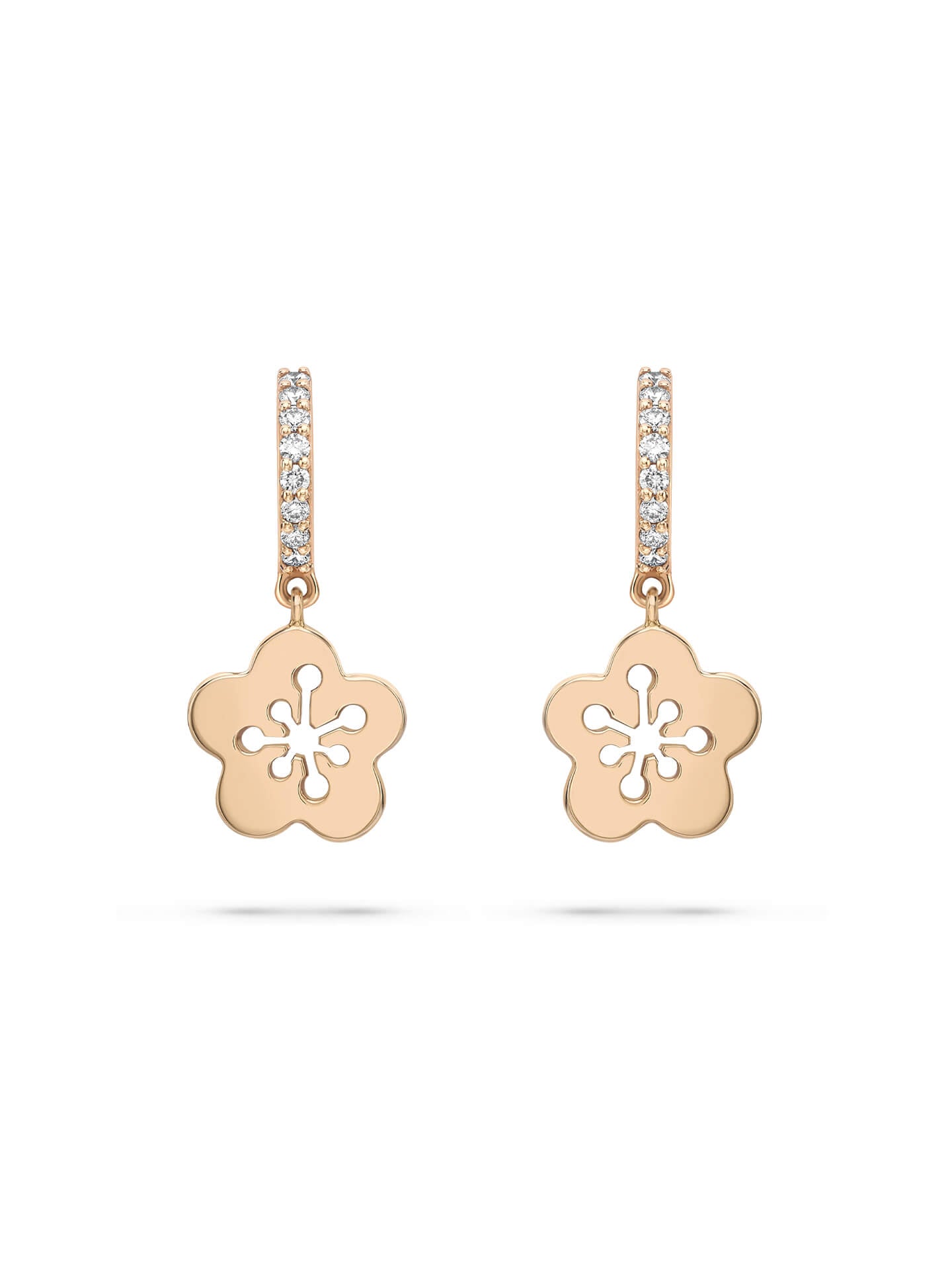 Blossom Mini Diamond Drop Earrings