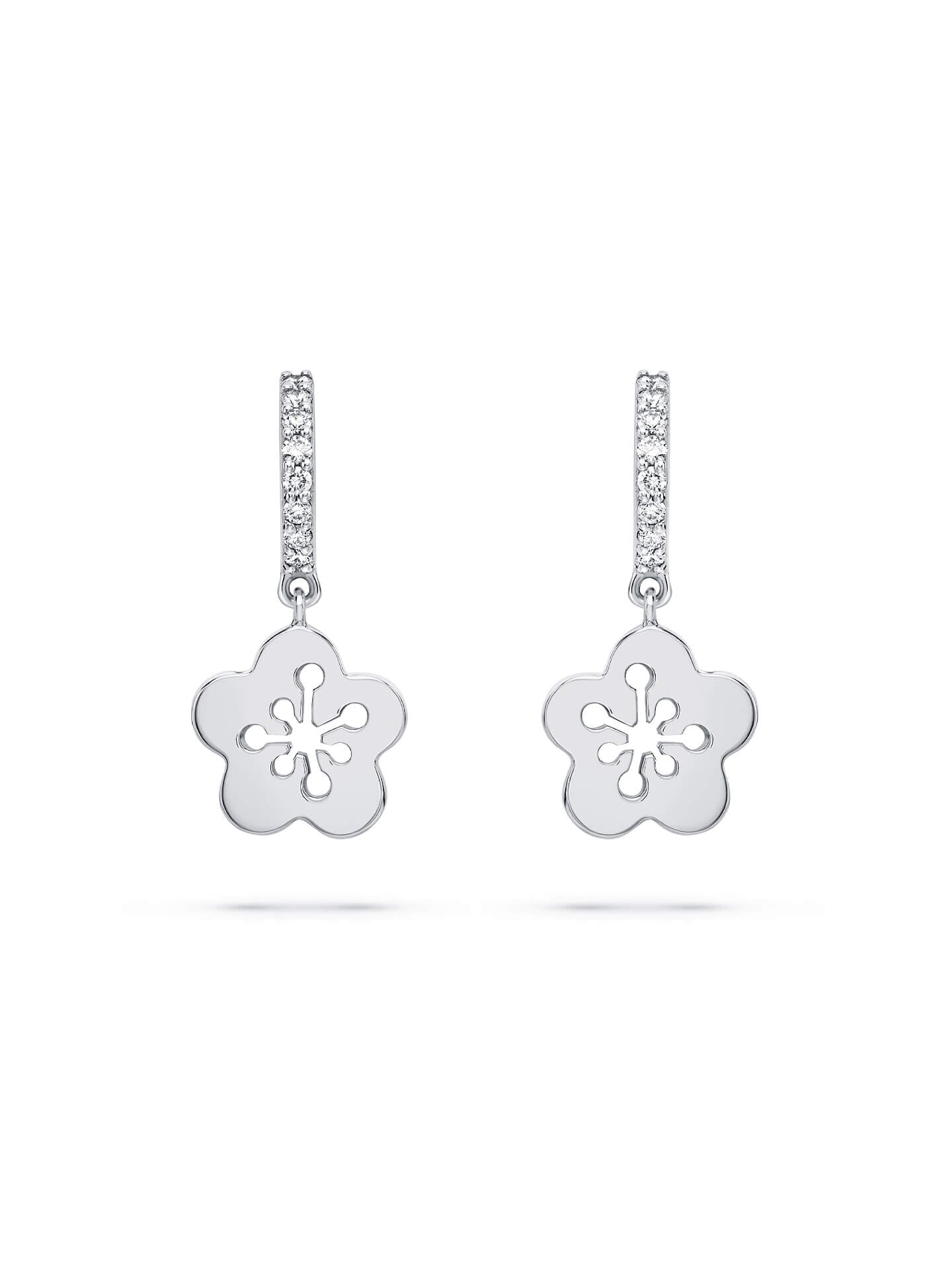 Blossom Mini Diamond Drop Earrings