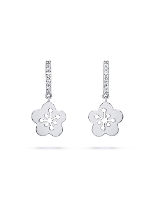 Blossom Mini Diamond Drop Earrings