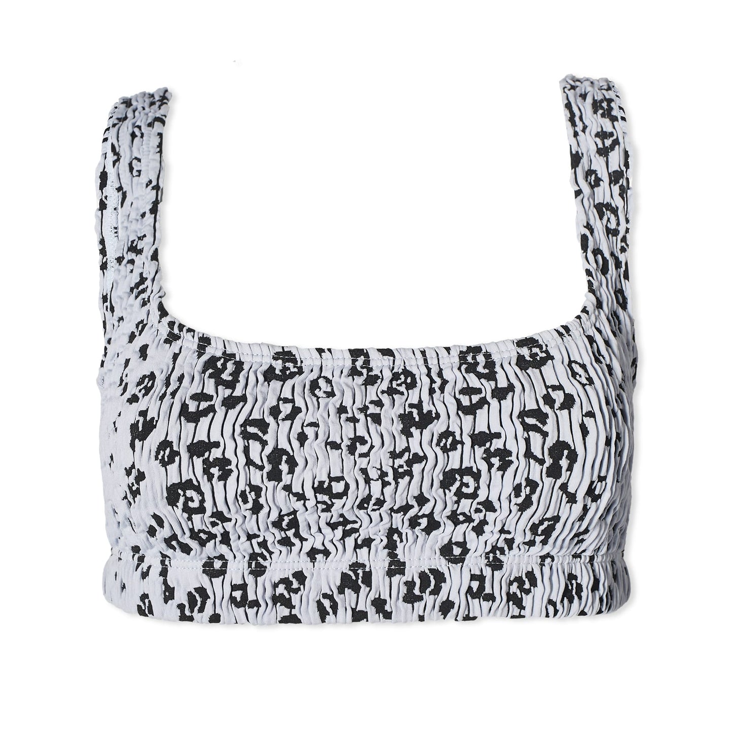 Leopard Scoop Bra