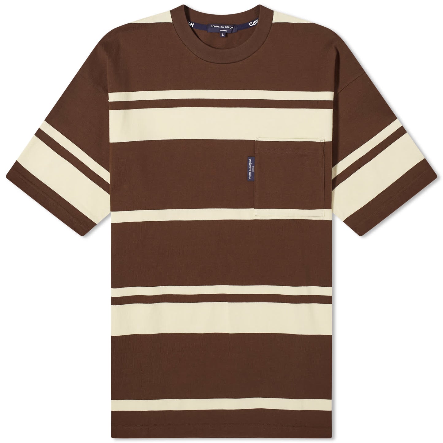 Horizontal Stripe Pocket Tee