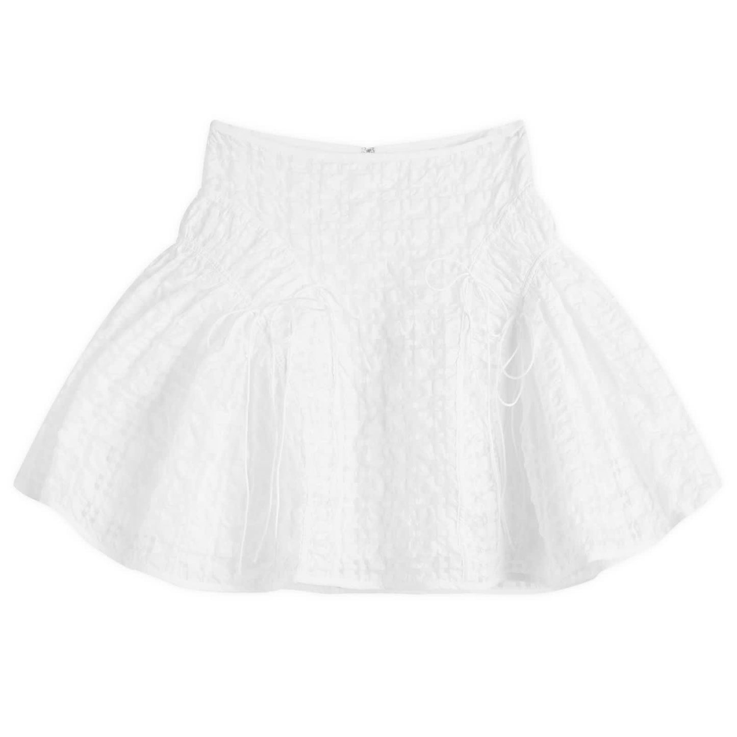 Oda Check Seersucker Skirt