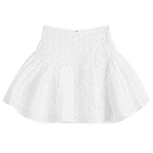 Oda Check Seersucker Skirt