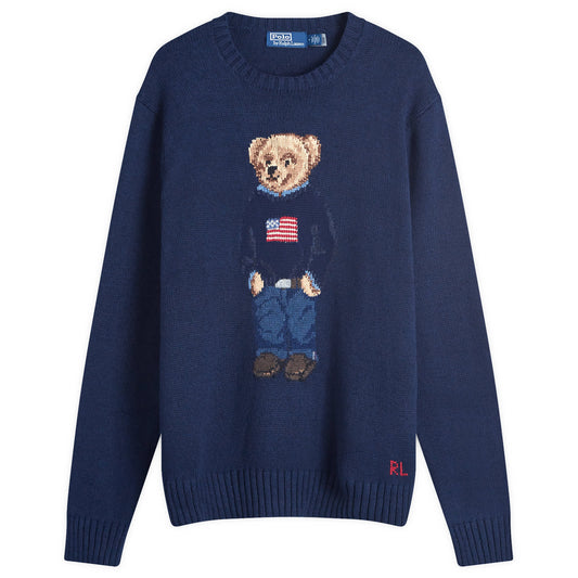 Flag Bear Knit Jumper