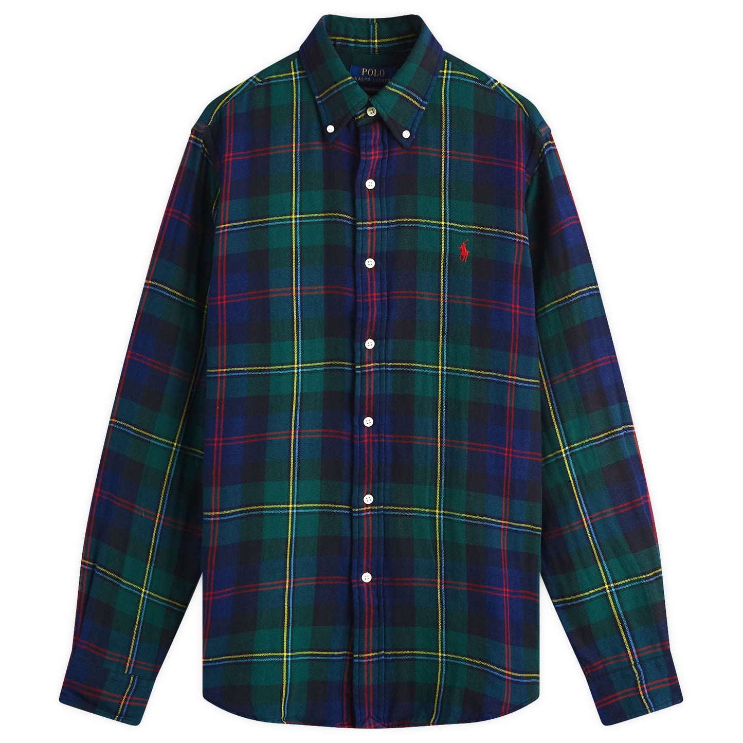 Double Face Tartan Button Down Shirt