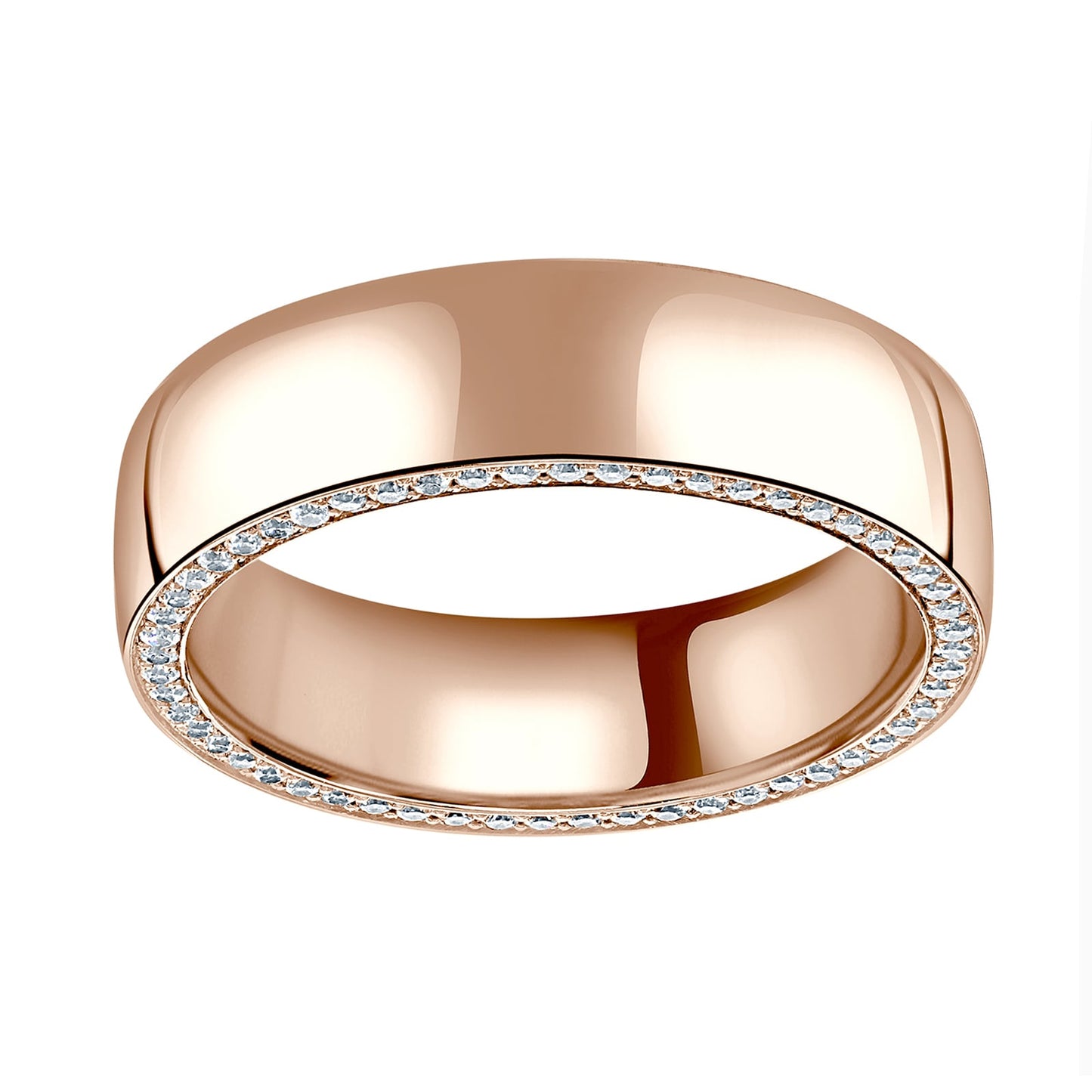 Rose Gold 0.56cttw Round Diamond Set Ring