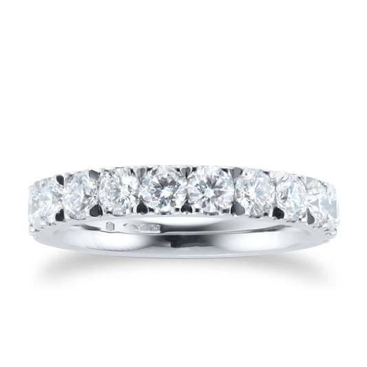 Platinum 1.50cttw Diamond Set Ring