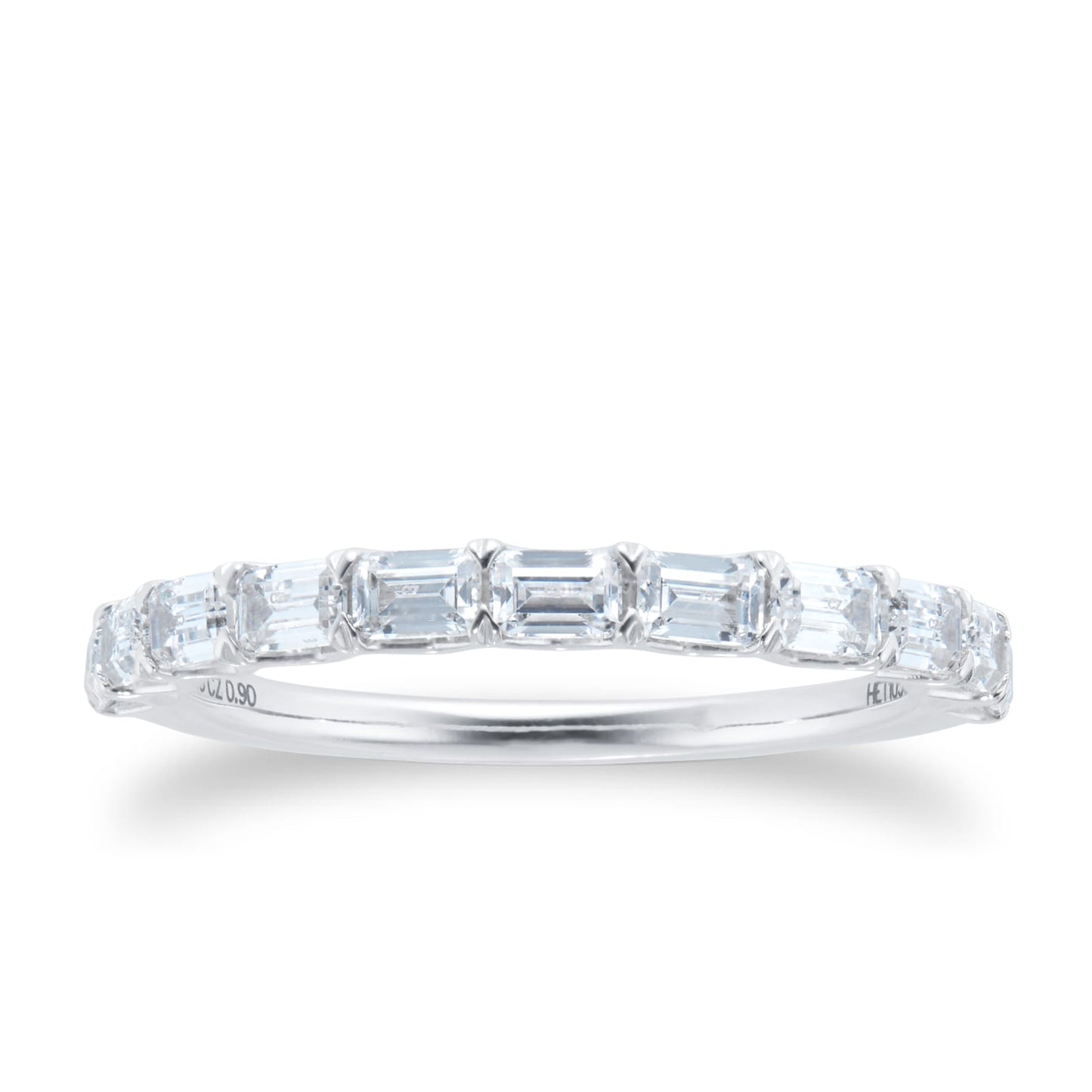 Platinum 0.90cttw Diamond Ring