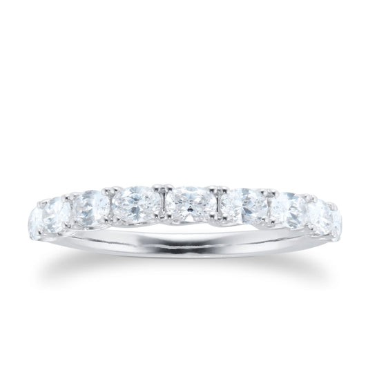 Platinum 0.74cttw Diamond Ring