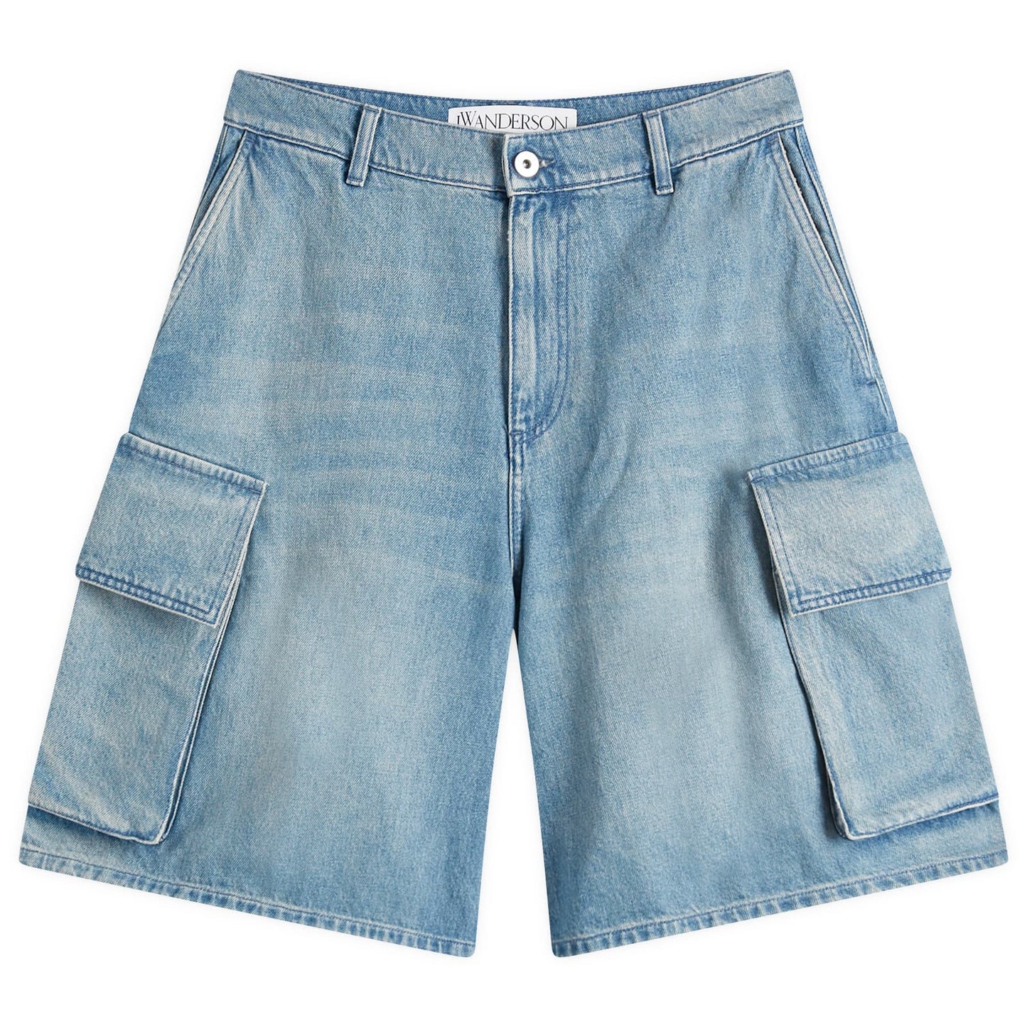 Denim Cargo Shorts